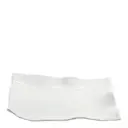 Perfect Imperfection Earth kvadratisk tallrik M 17,5x17,5 cm vit