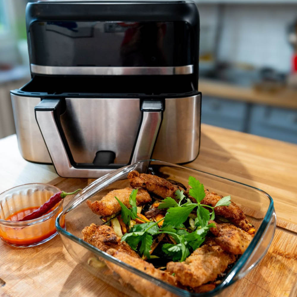 Pyrex Airfryer ildfast form 22x25 cm klar