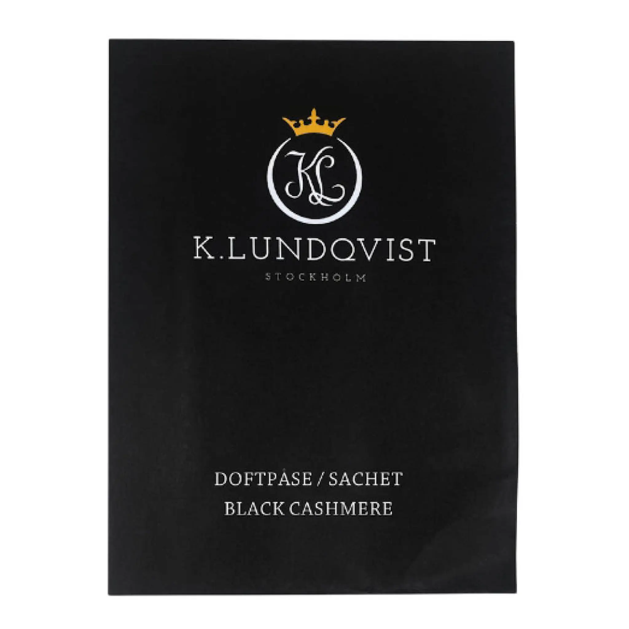 K. Lundqvist Stockholm Black Cashmere Tuoksupussi