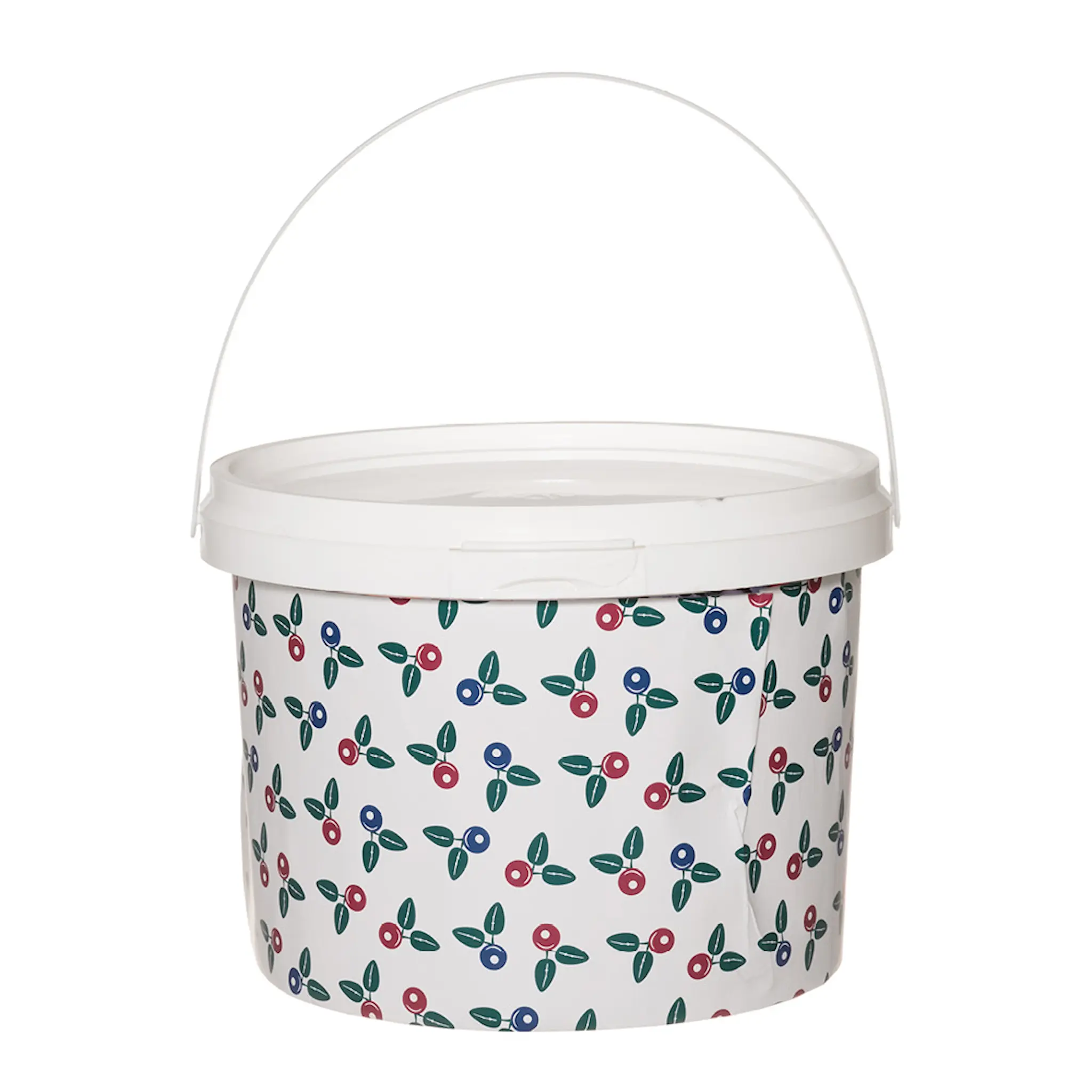 Marjukka Plasthink med lock 1 L Bär