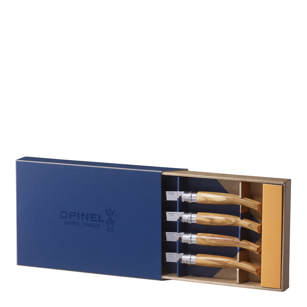 Opinel Chic Veitsi 4 kpl Oliivipuu