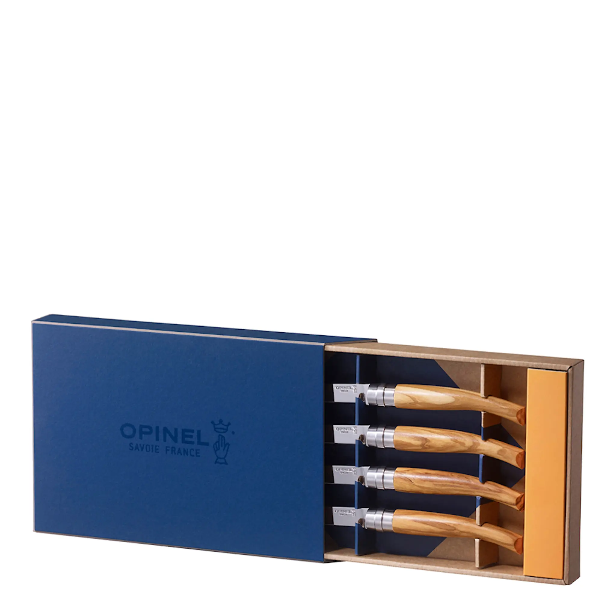 Opinel Table Bois Table Chic knivar 4-pack oliv