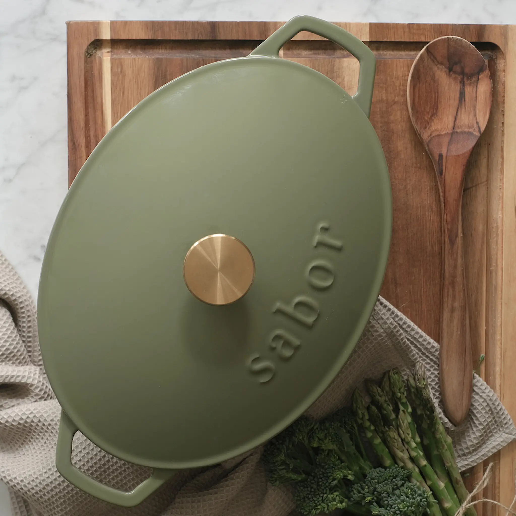 Sabor Valurautapata 5,7 L Oliivi