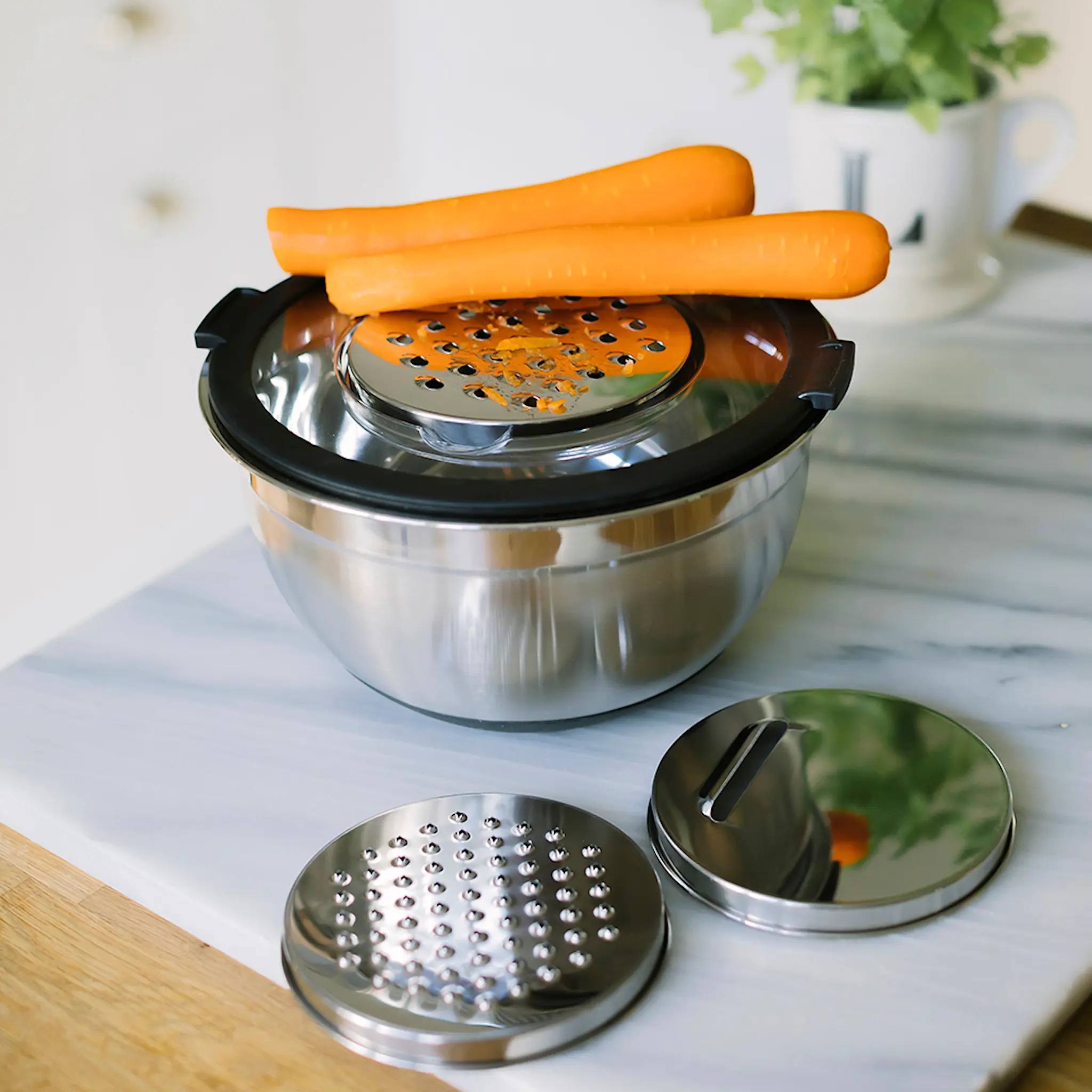 Dorre Betje Bunke med Lock 3 Rivjärn 3 L Rostfri