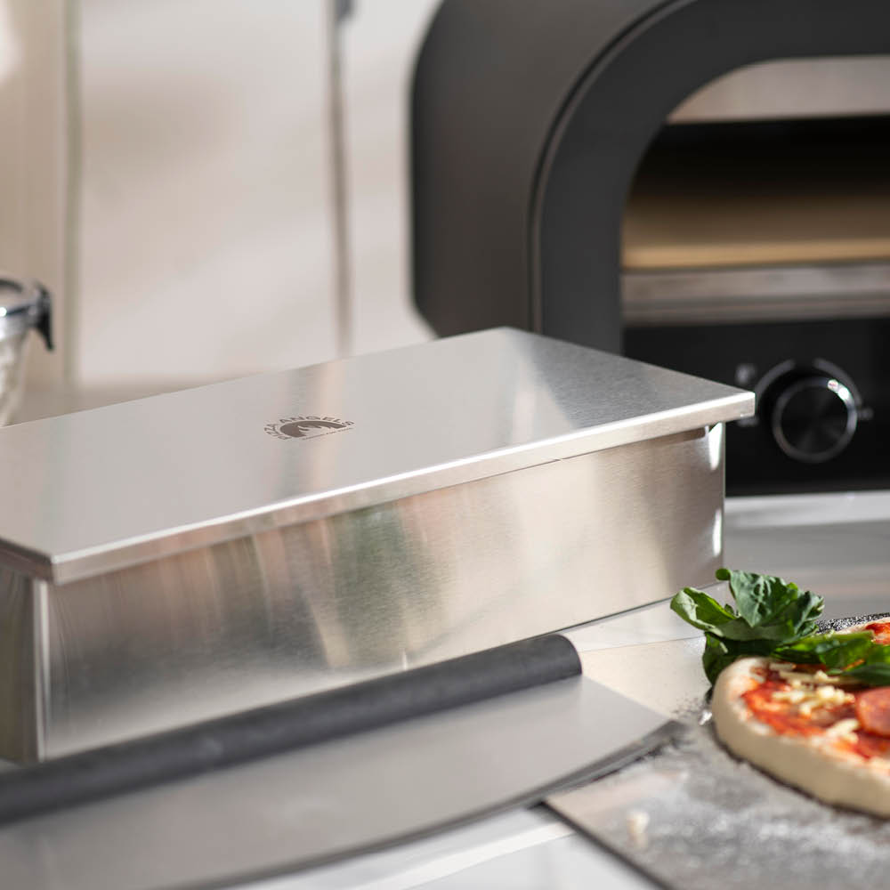 Modern House Pizza Angels toppinglåda 2 L borstat stål