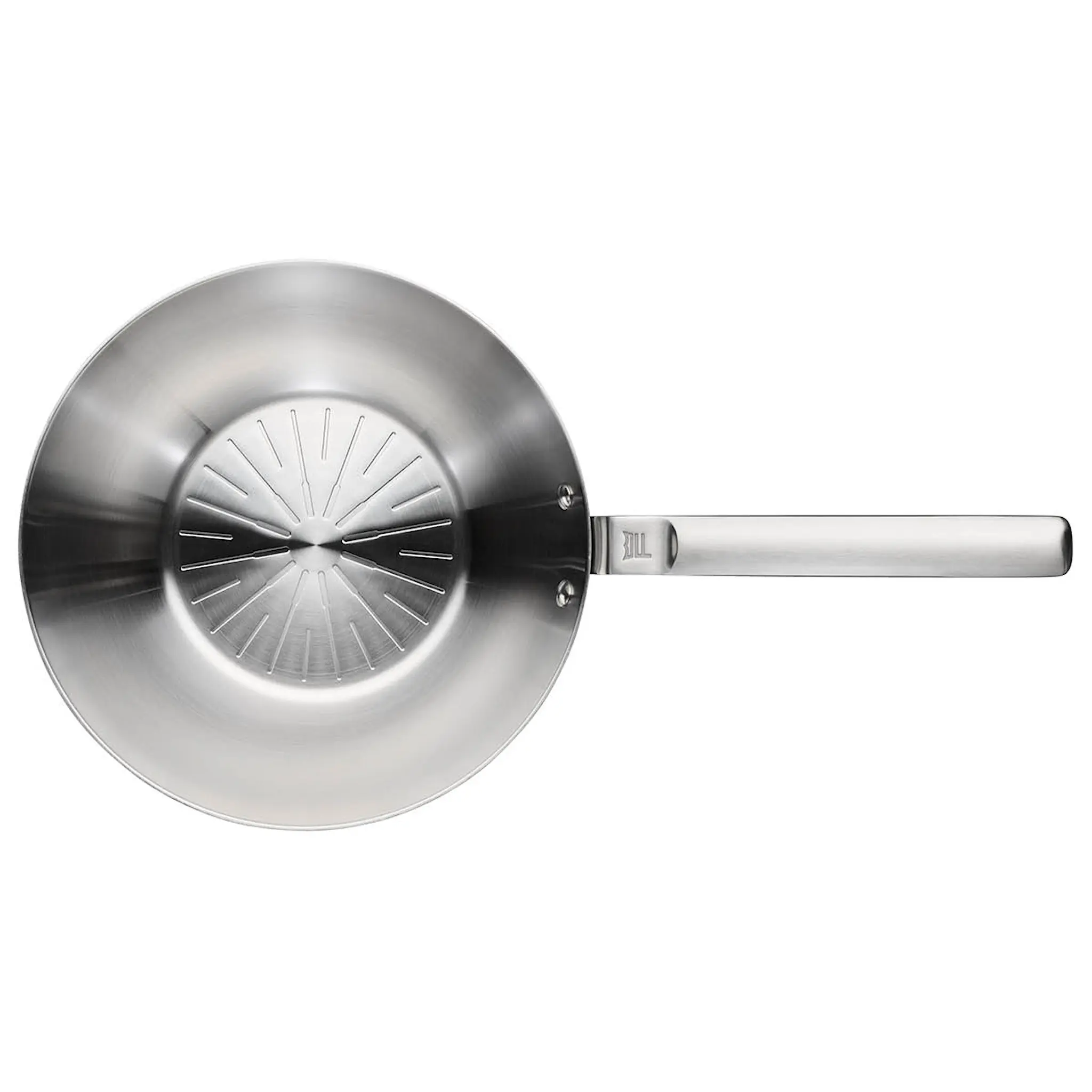 Fiskars Norden Steel Wok 28 cm obelagt rostfritt stål