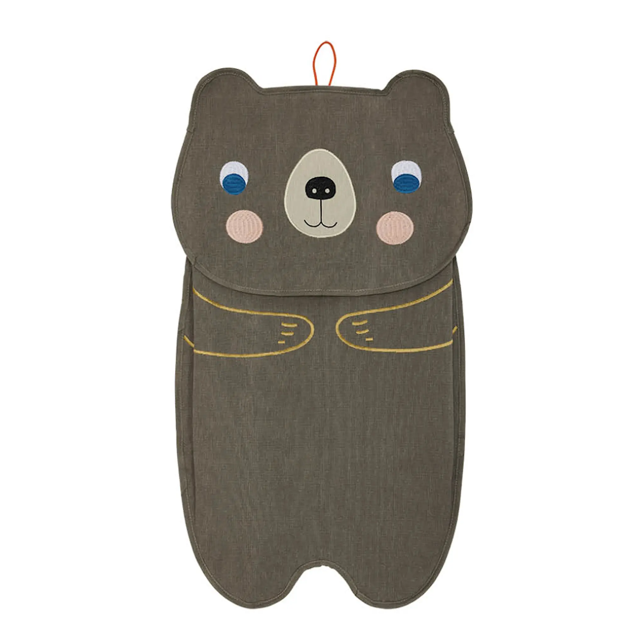 OYOY Darling Bear väggförvaring 77x40 cm brun