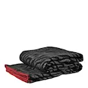 Anima pläd merinoull 200x130 cm zebra