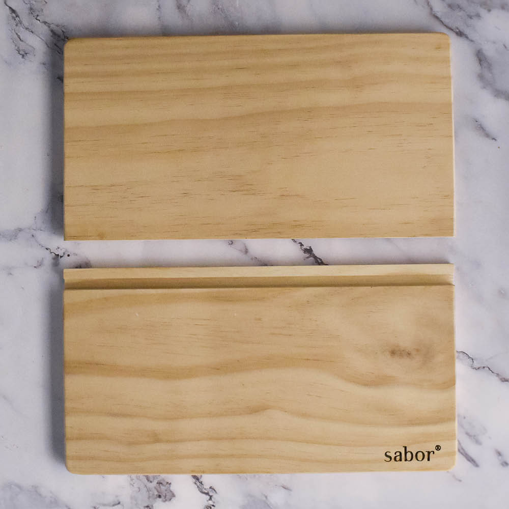 Sabor Trevig Leikkuulauta 37x37 cm 2 osaa Accoya