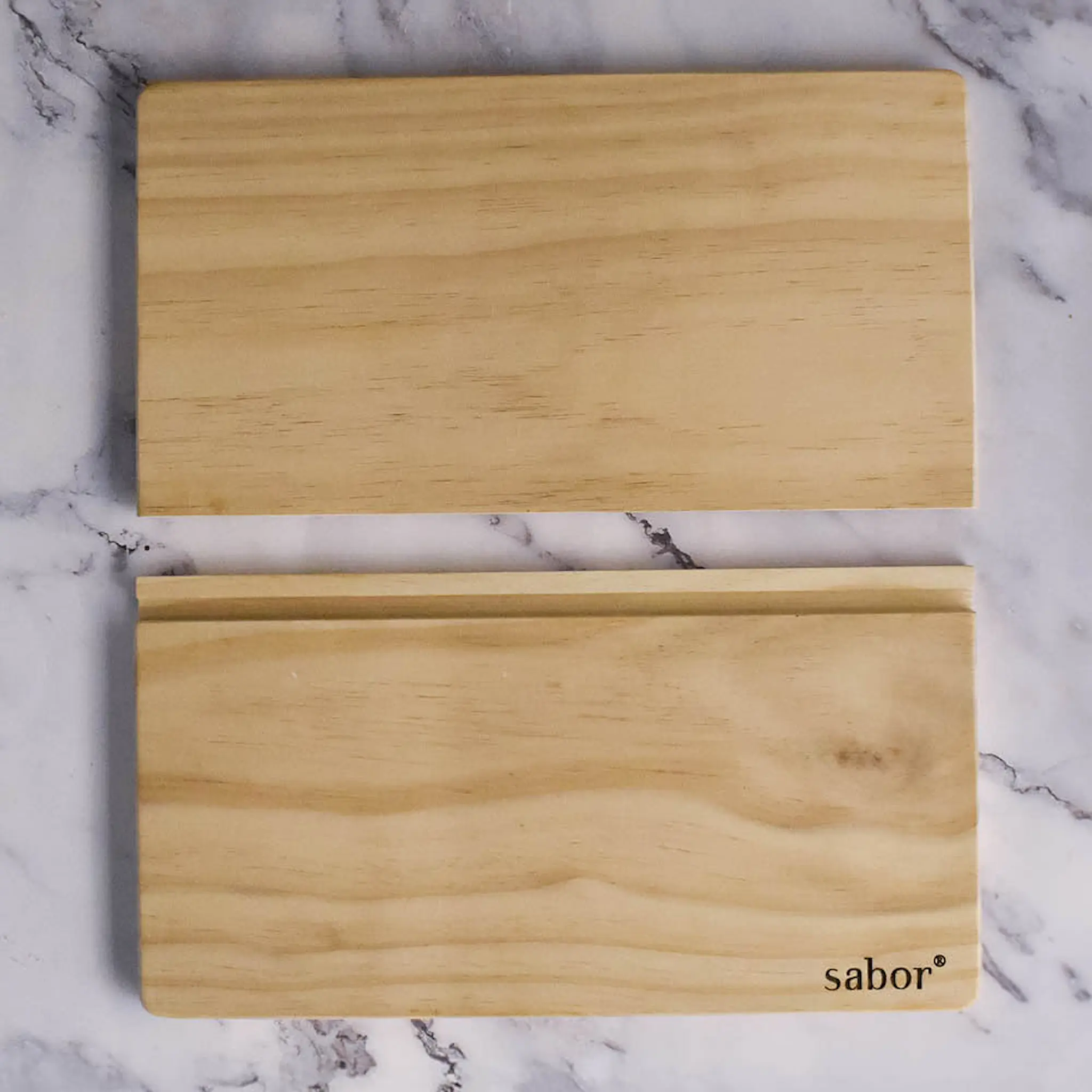 Sabor Trevig Leikkuulauta 37x37 cm 2 osaa Accoya
