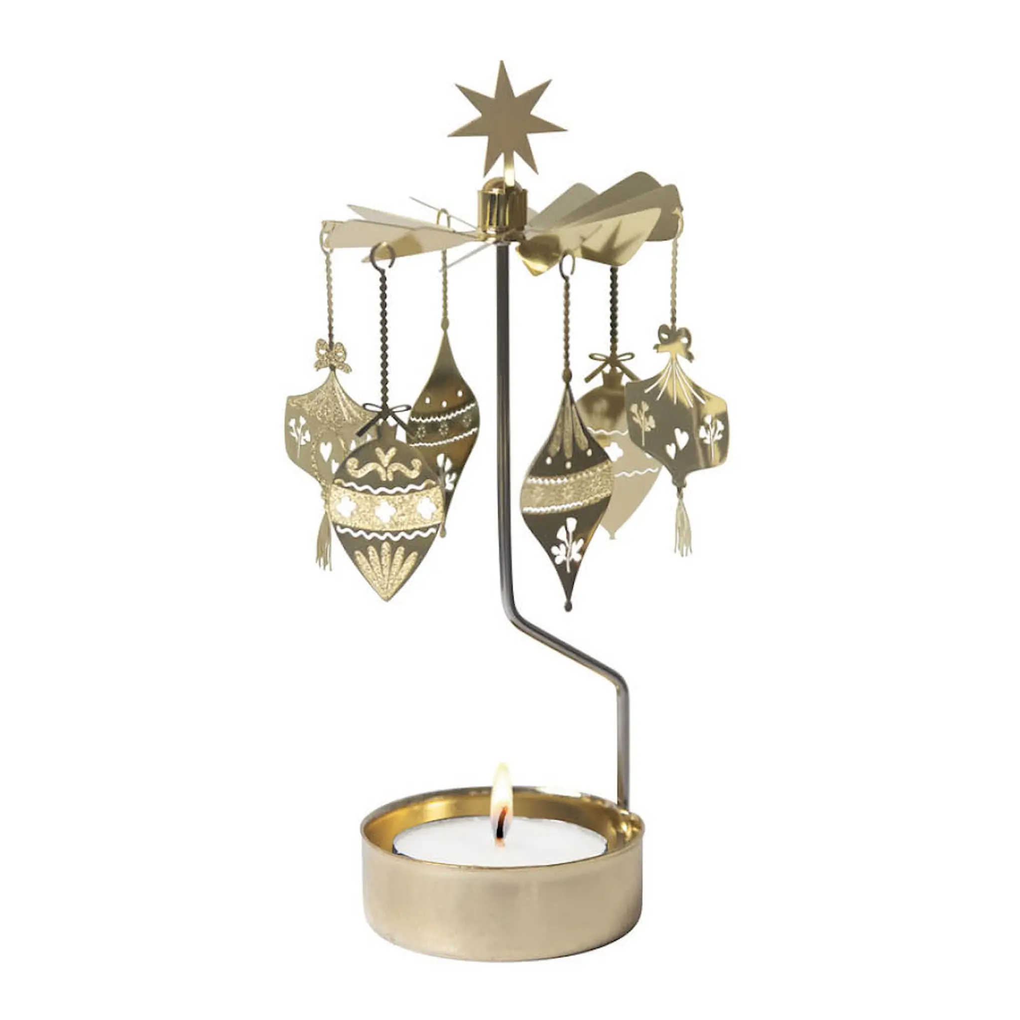 Pluto Ornaments änglaspel 16 cm guld