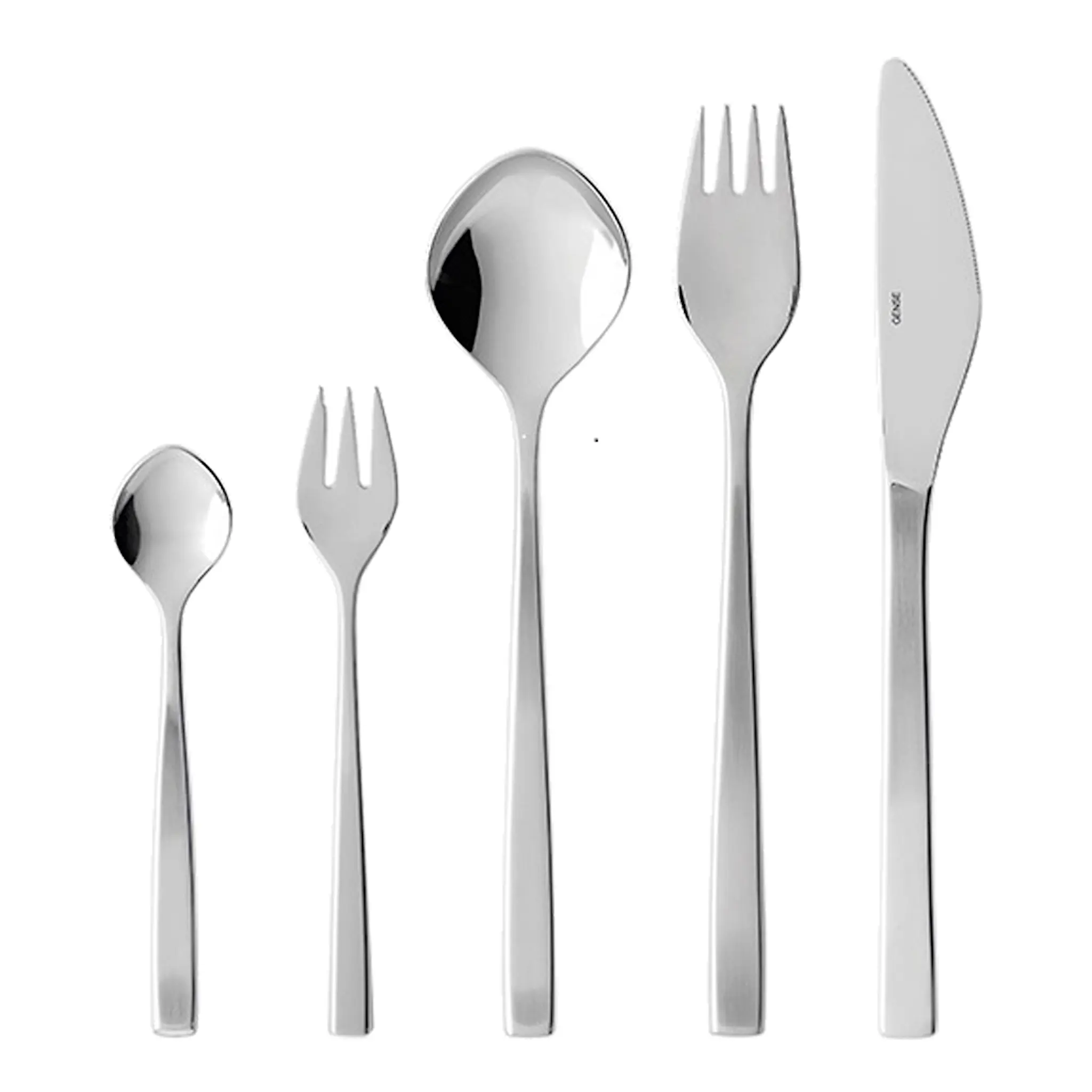 Gense Fuga Bestickset 60 delar Matt/Blank stål