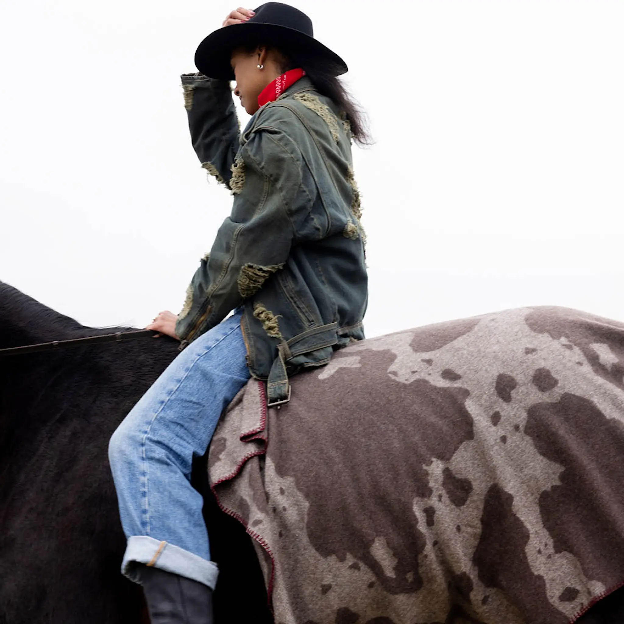 ByOn Anima pläd merinoull 200x130 cm ko