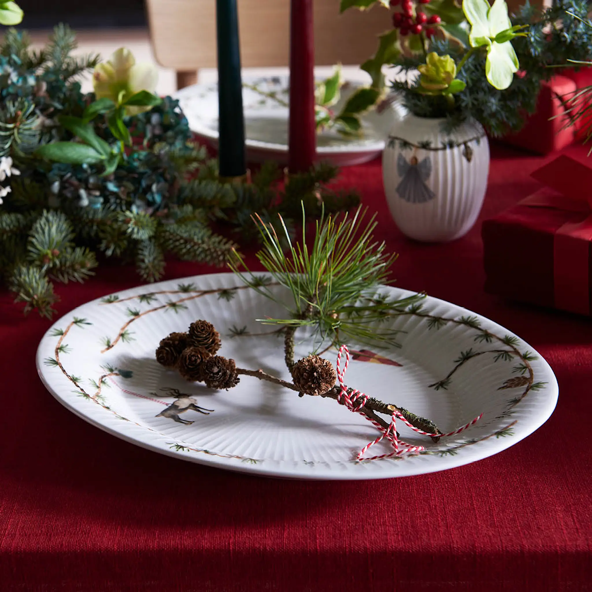 Kähler Hammershøi Christmas Tarjoiluastia 27x34 cm Valkoinen