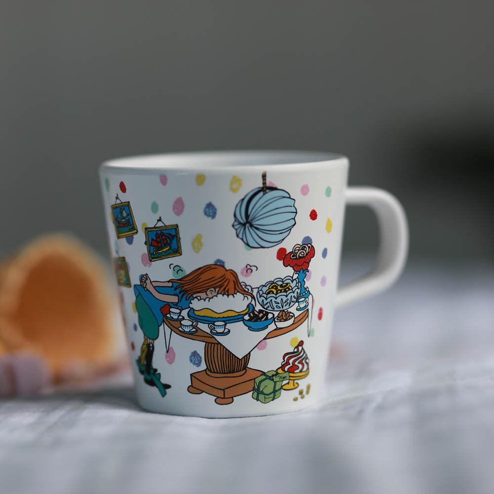 Rätt Start Pippi mugg med handtag 20 cl Födelsedag