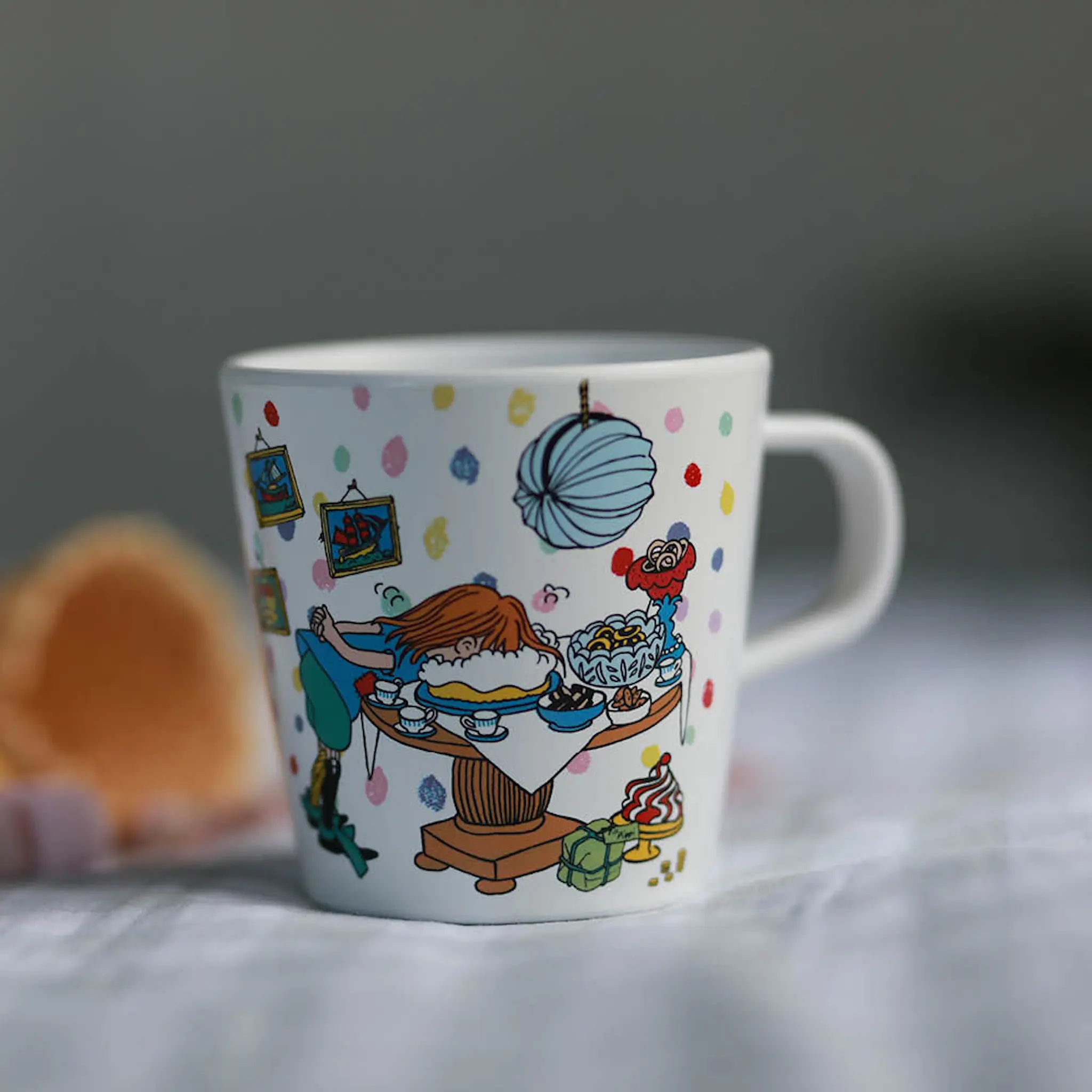 Rätt Start Pippi mugg med handtag 20 cl Födelsedag