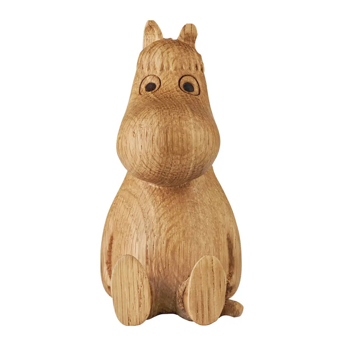 Mumin Frame Dsignhouse x Moomin Mumin träfigur M Mumintrollet 10 cm ek - Cervera