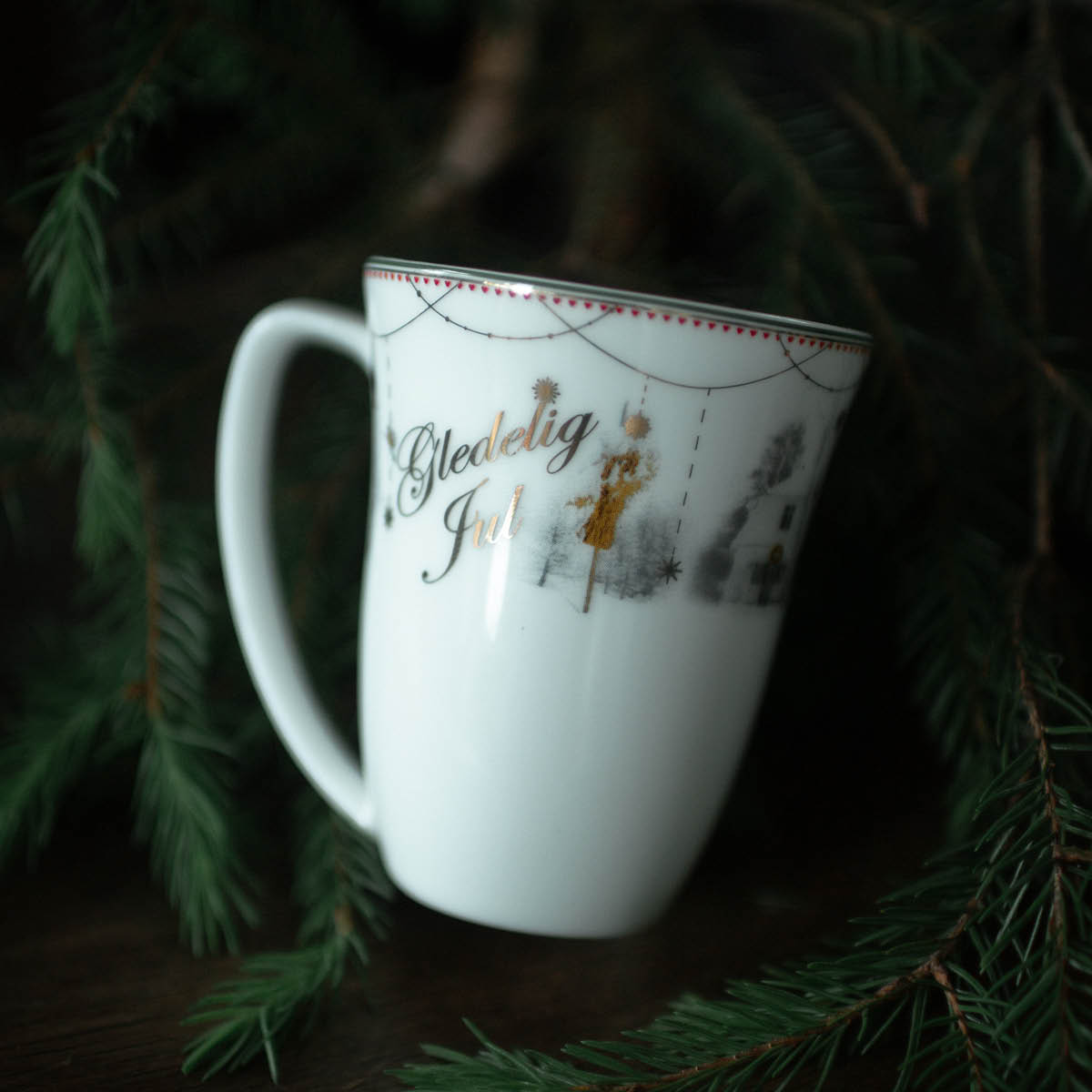 Wik & Walsøe Julemorgen Story kopp 20 cl multi