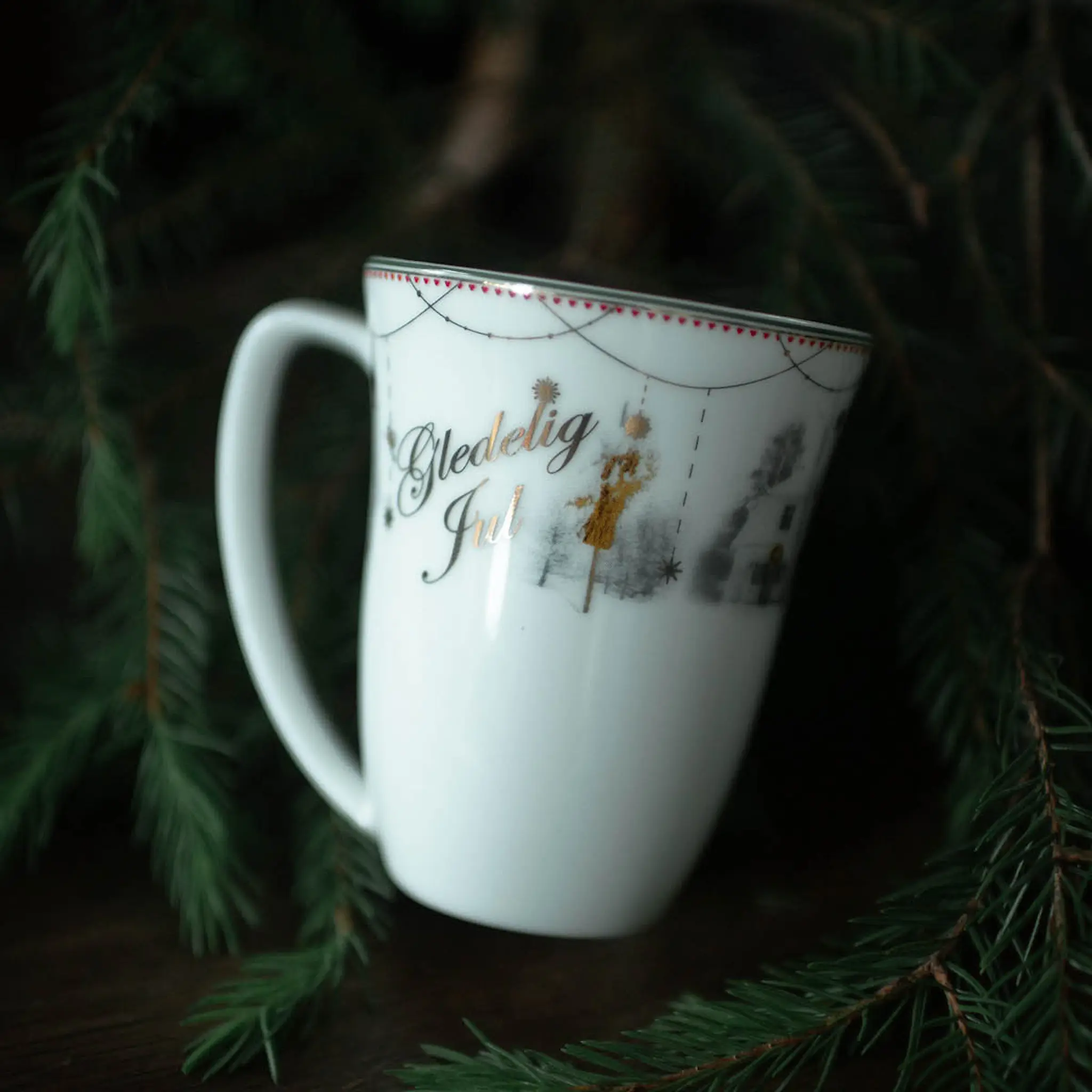 Wik & Walsøe Julemorgen Story kopp 20 cl multi