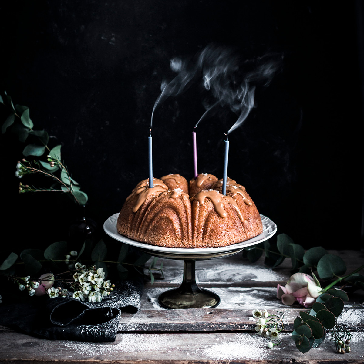 Heirol Premium kakeform regnbue 25 cm rose gold