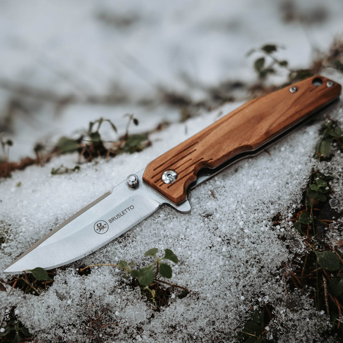 Brusletto Reisa foldekniv 19,5 cm oliventre