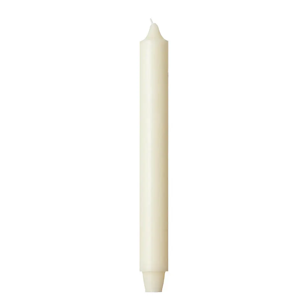 Kartanokynttilä 30 cm 12 kpl luonnonvalkoinen