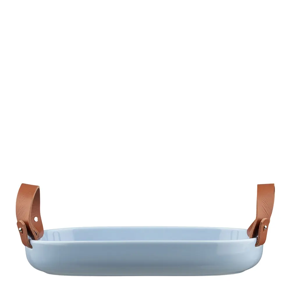 Oiva serveringsfat 23x32 cm blå/hvit