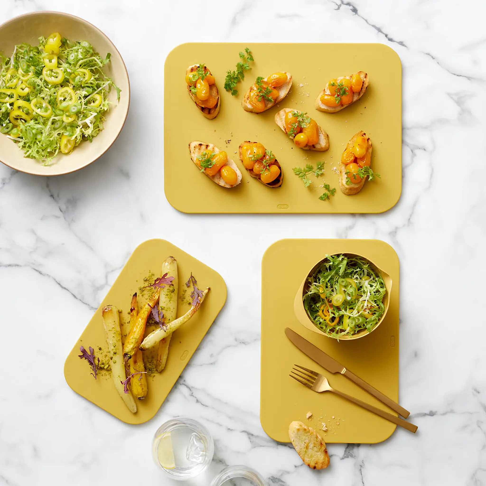 Rosti Choptima skärbräda liten 26,5x16 cm curry