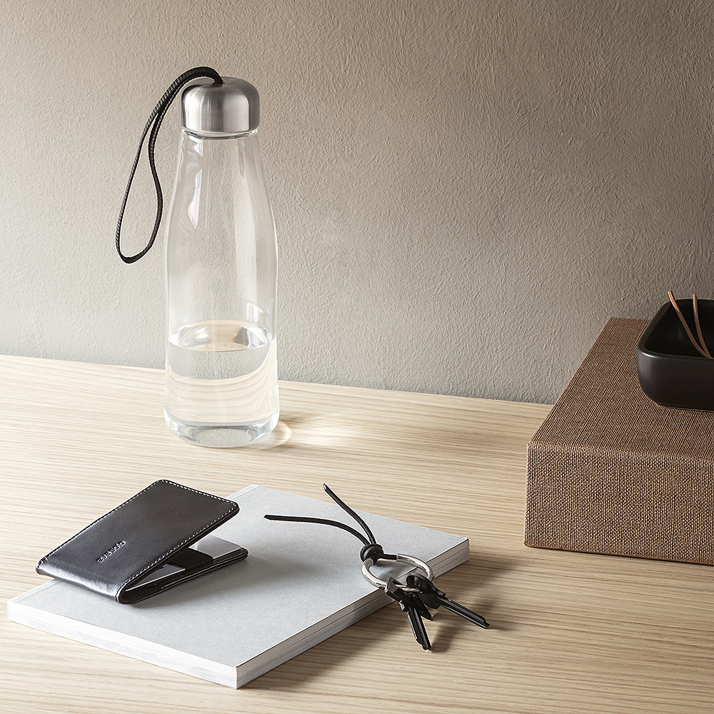 Eva Solo To Go Dricksflaska glas 0,5 L Svart