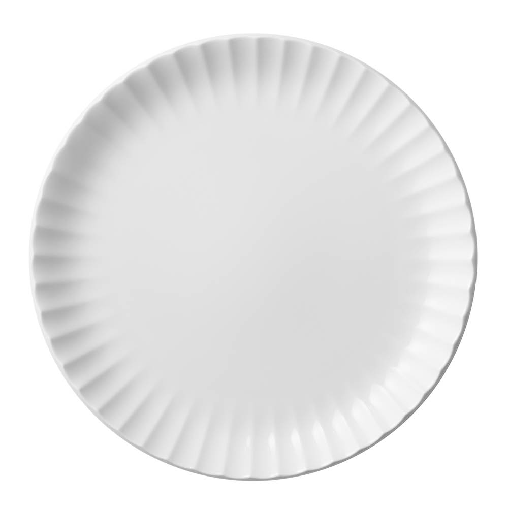 Georg Jensen - Bernadotte coupe Lautanen 22,5 cm Valkoinen