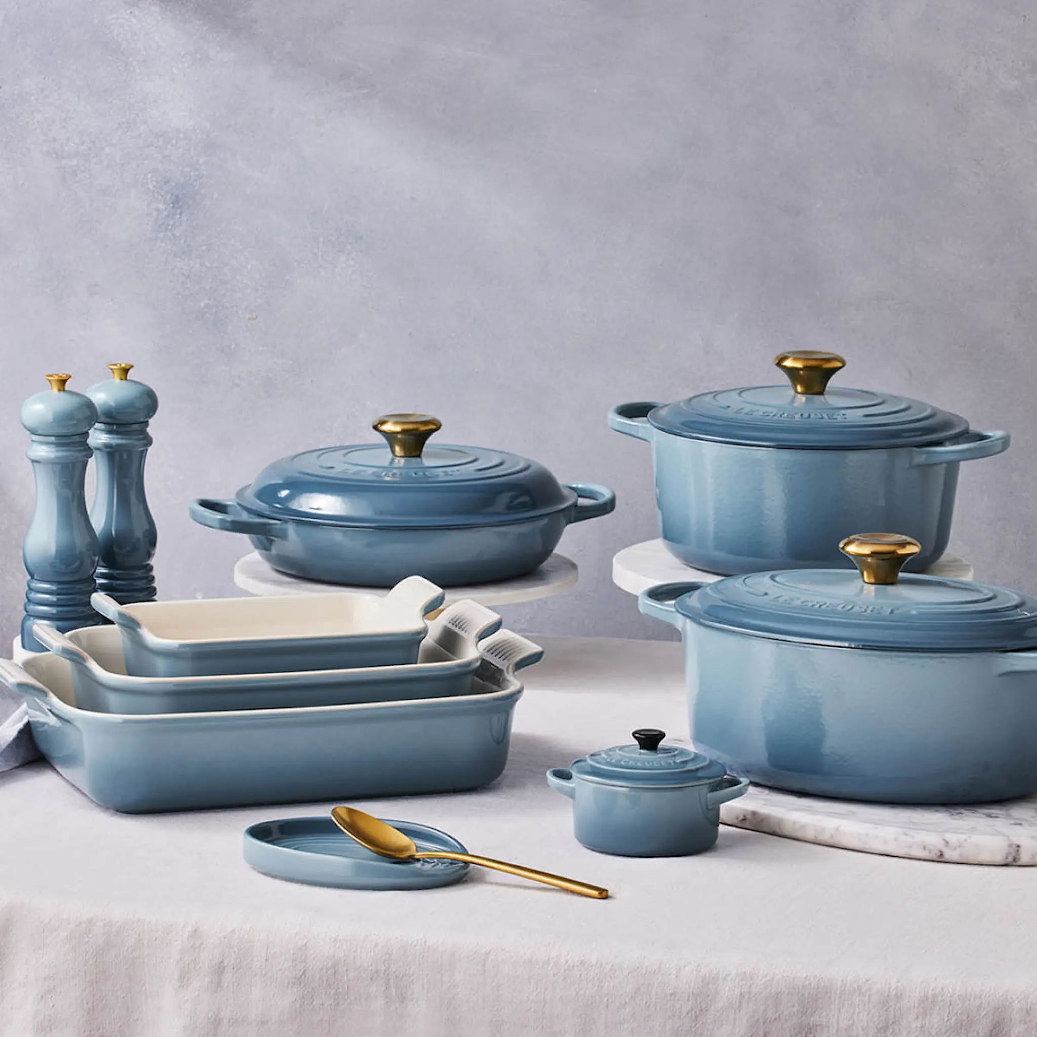Le Creuset Heritage Uunivuoka 32x24 cm Chambray