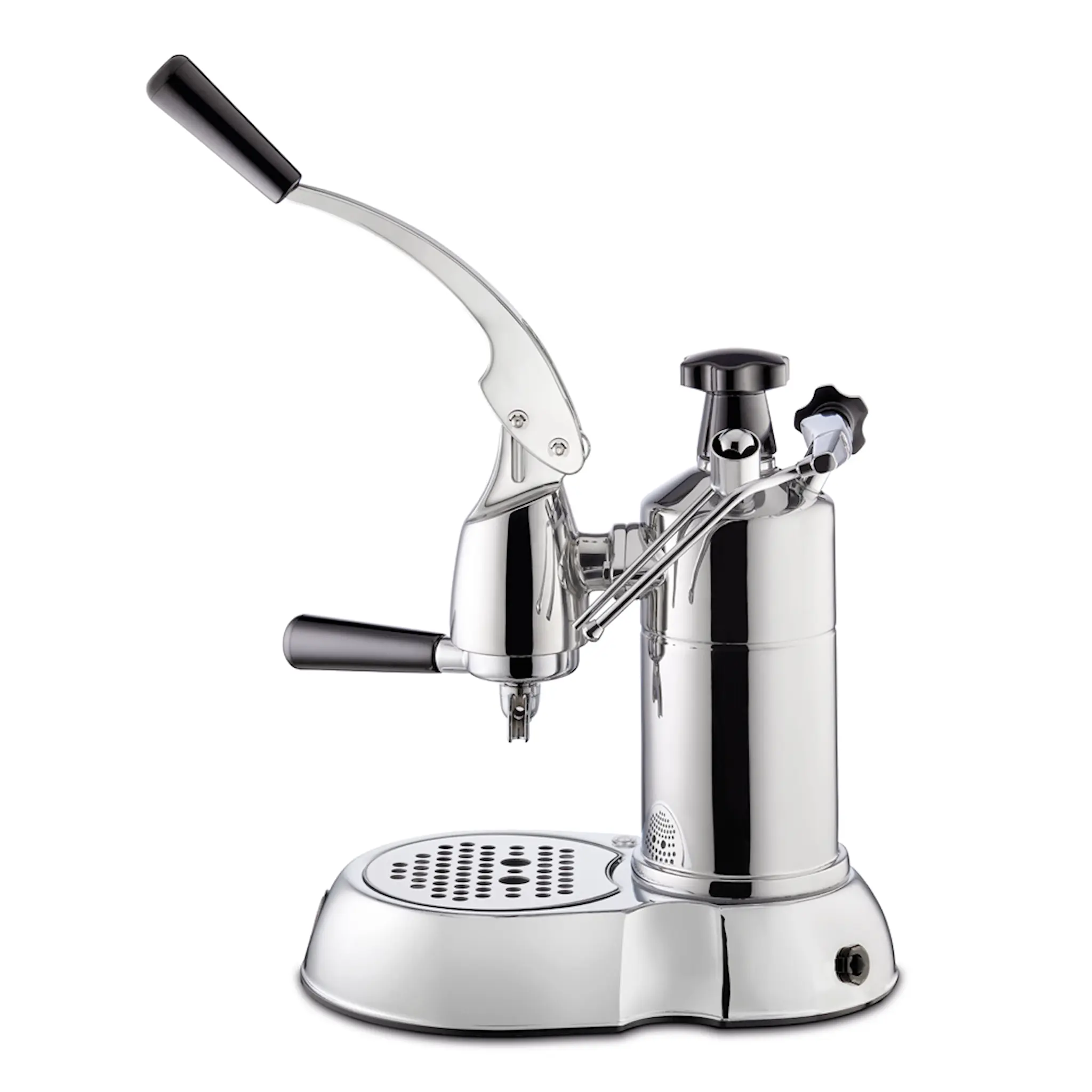 La Pavoni Stradivari Professional Kaffemaskin med Hävarm Mässing/Svart