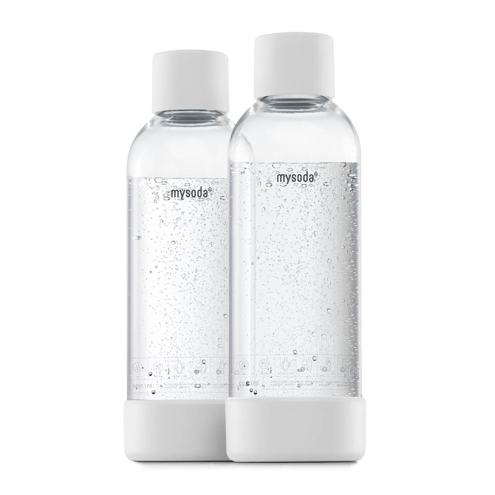 Mysoda - Woody Pullo 1L 2 kpl Valkoinen