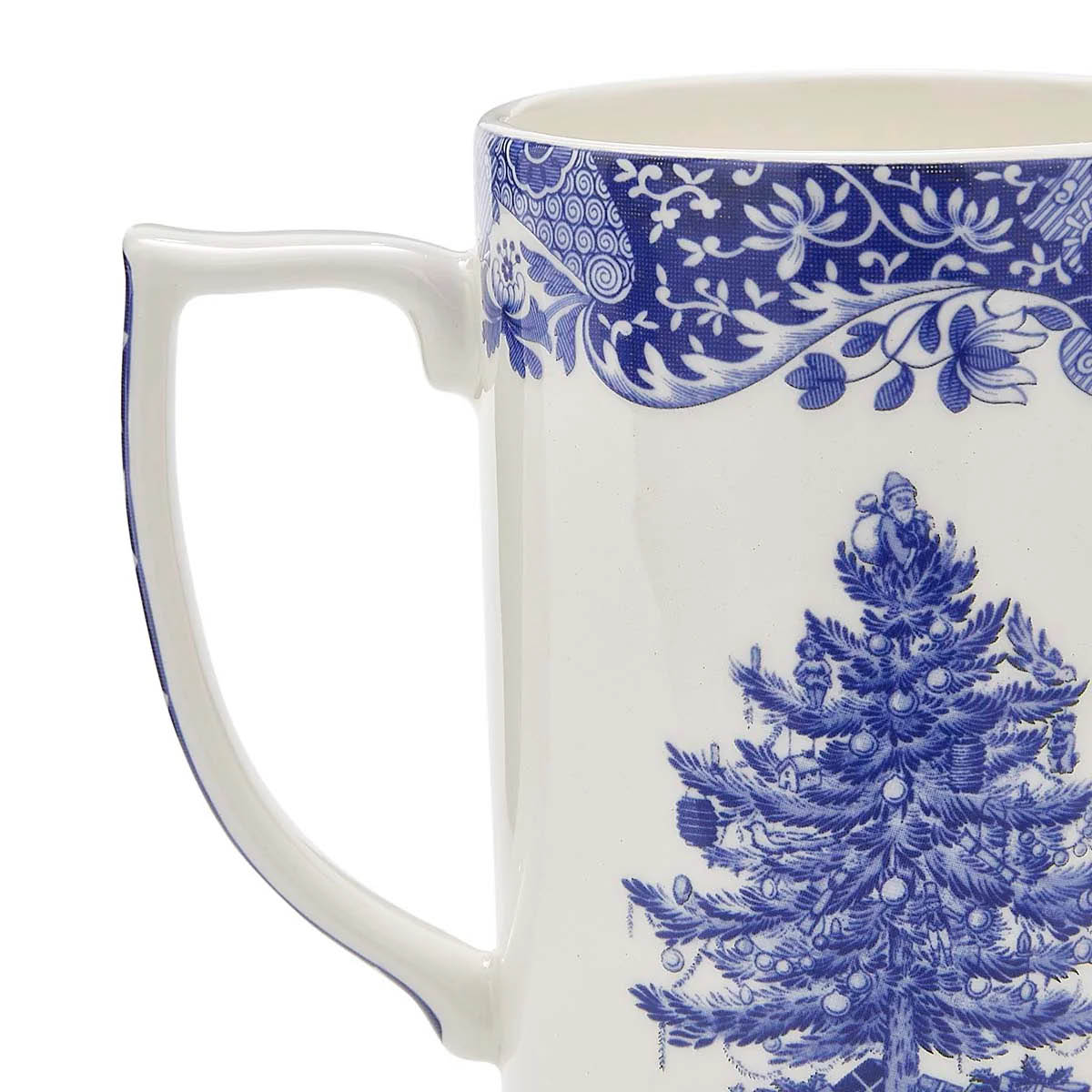 Spode Blue Italian Christmas Tree mugg 34 cl blå/vit