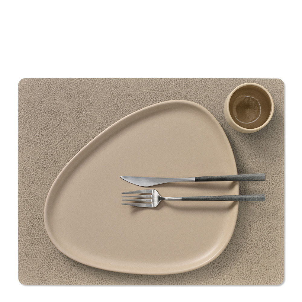 LIND DNA Square Hippo Pöytätabletti 35x45 cm Warm Grey