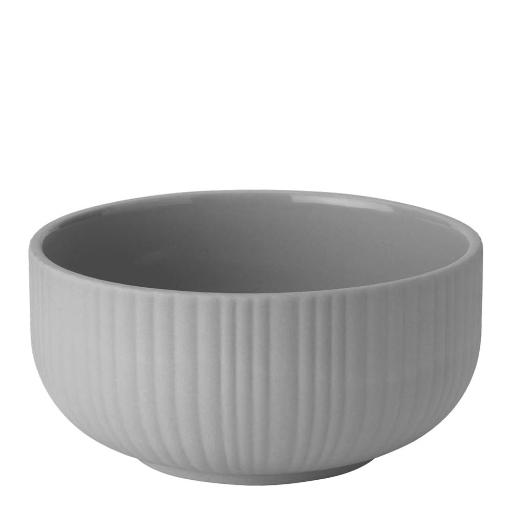 Knabstrup Keramik Verda kulho 13 cm vaaleanharmaa