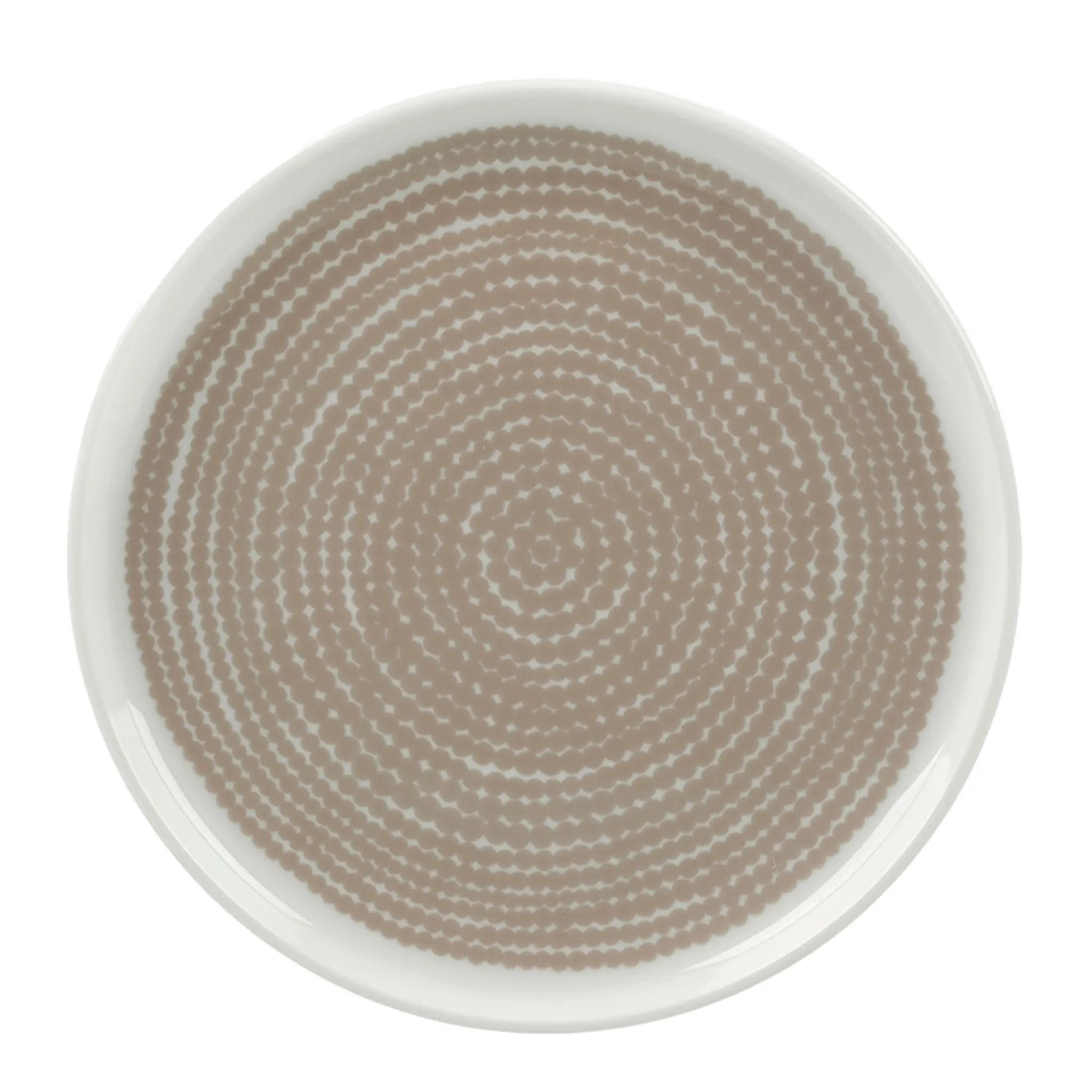 Marimekko Siirtolapuutarha assiett 13,5 cm vit/beige