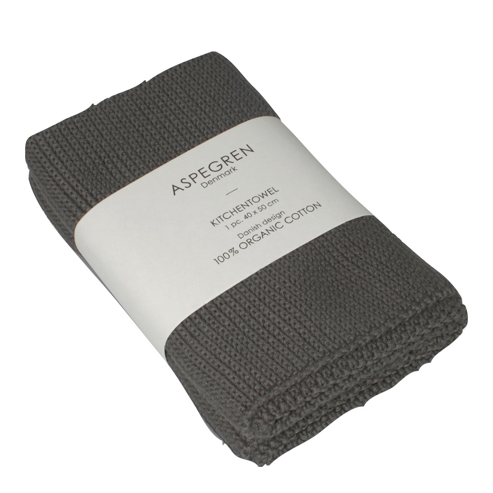 Aspegren - Solid Keittiöpyyhe 40x50 cm Steel Gray