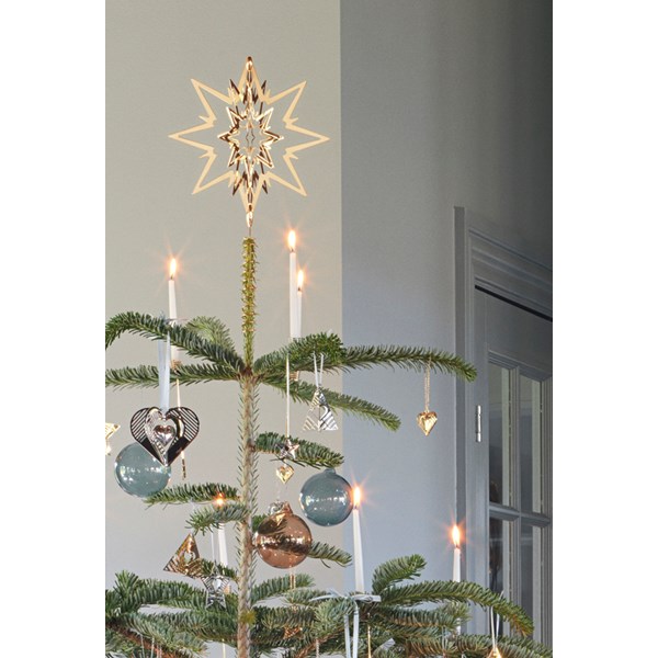 Georg Jensen Top Star Joulukuusen tähti 21 cm Hopea