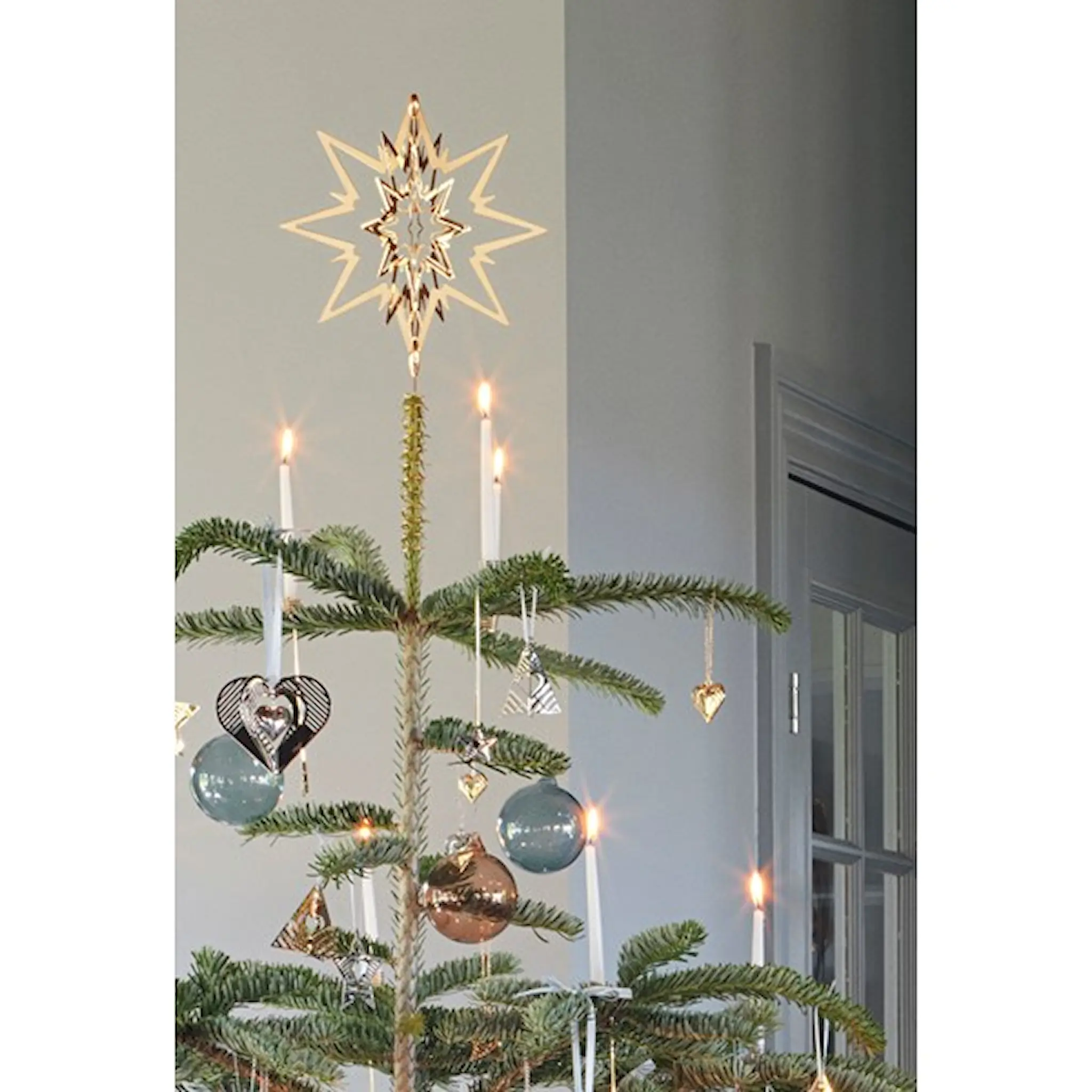 Georg Jensen Top Star toppstjärna medium 21 cm silver
