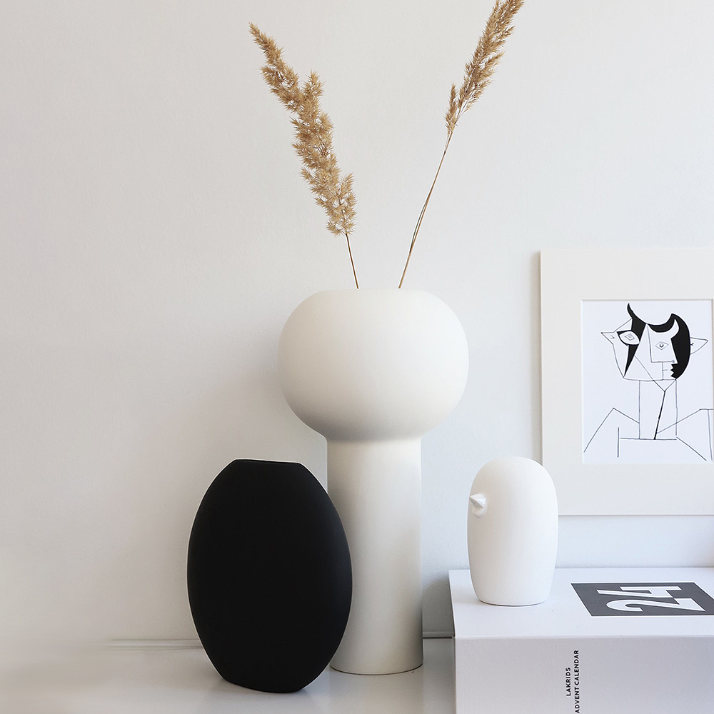 Cooee Pillar Vas 24 cm Vit