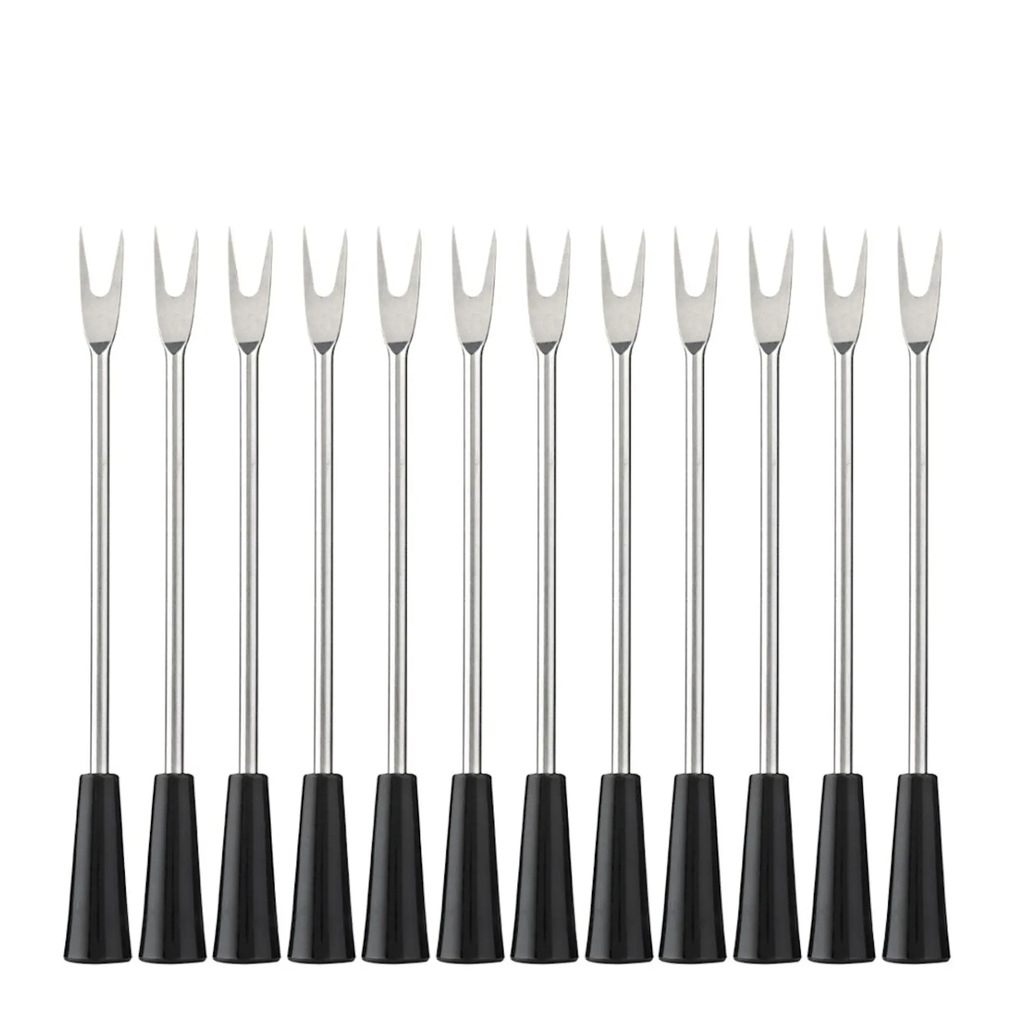 Laguiole Style de Vie Laguiole Tapashaarukka 12 kpl Musta