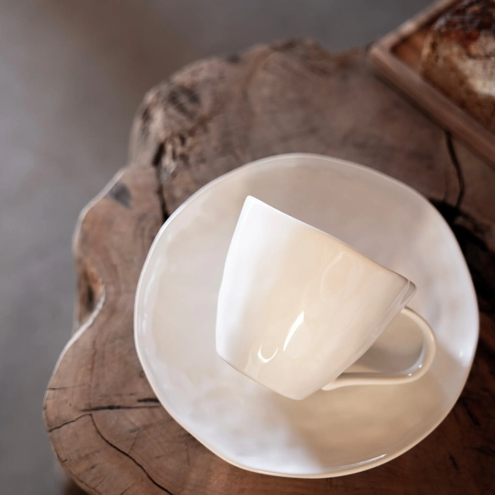 Sögne Home Tilly mugg med öra 30 cl vit