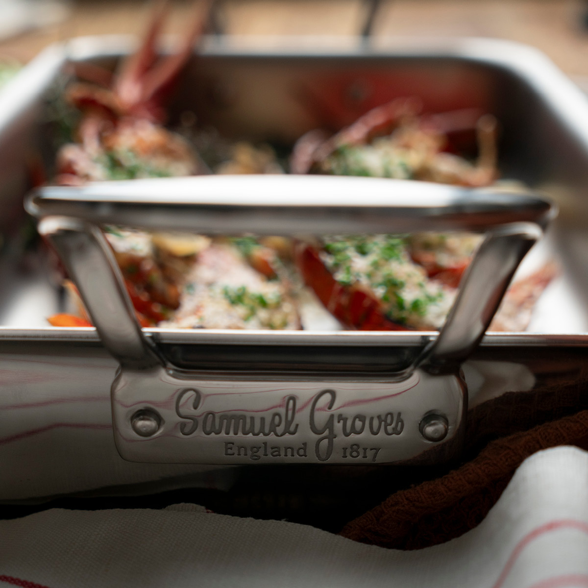 Samuel Groves Classic Stainless ugnsform 34x24 cm