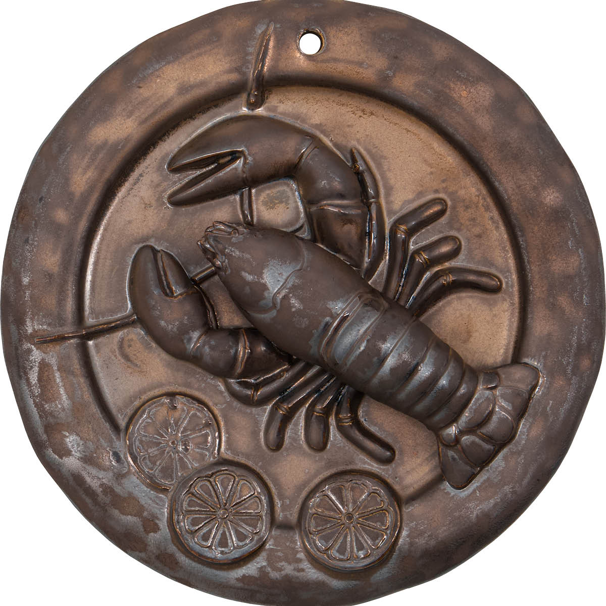 House Doctor Plate väggkonst 20 cm 3 delar brun