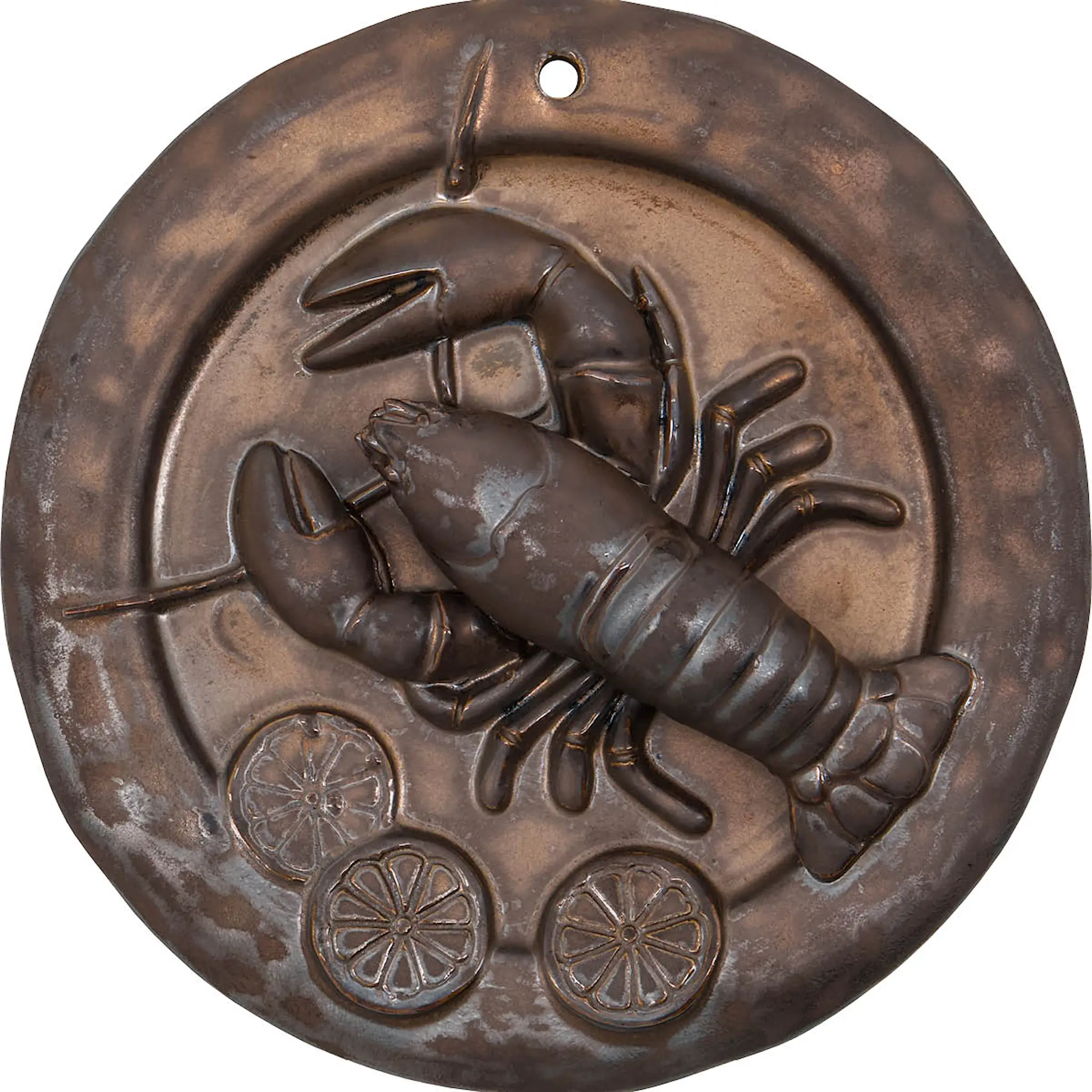 House Doctor Plate väggkonst 20 cm 3 delar brun