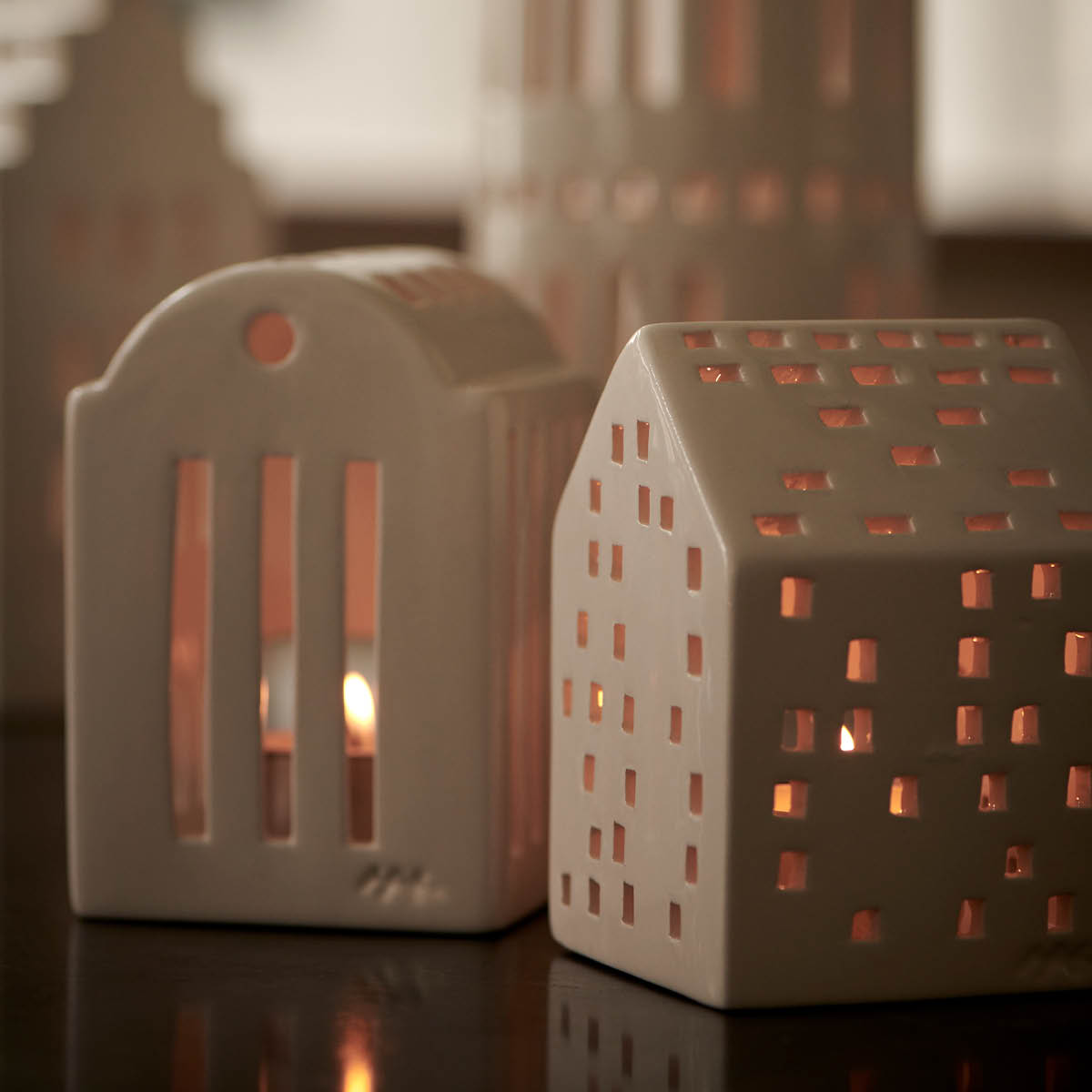 Kähler Urbania Ljuslykta classic 9,5 cm Vit