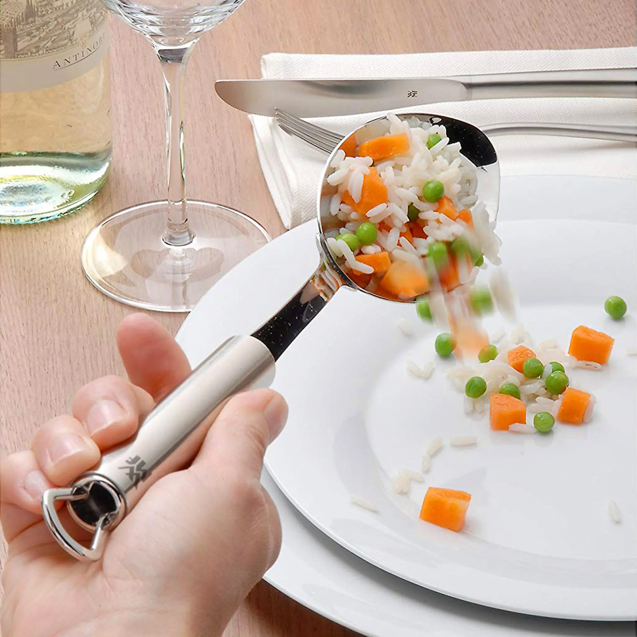 WMF Profi Plus serveringsskje 32 cm stål hover