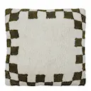 Chess kuddfodral 50x50 cm grön/offwhite
