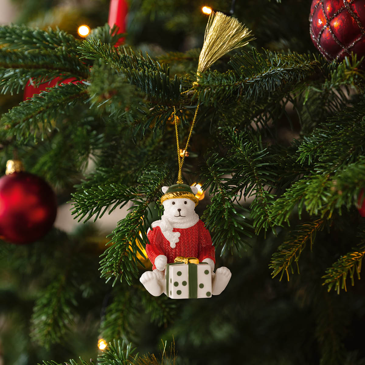 Villeroy & Boch Christmas Classic ornament nallebjörn 2026 guld